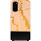 Pink Gold and Black Marble Galaxy S20 Lite Case