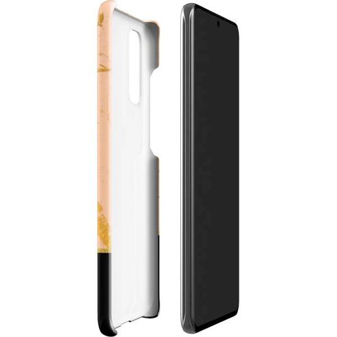 Pink Gold and Black Marble Galaxy S20 Lite Case