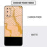 Pink Gold and Black Marble Galaxy S20 Skin