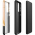 Pink Gold and Black Marble Galaxy S22 Plus Pro Case