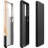 Pink Gold and Black Marble Galaxy S22 Pro Case