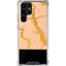 Pink Gold and Black Marble Galaxy S22 Ultra Clear Case