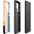 Pink Gold and Black Marble Galaxy S22 Ultra Pro Case
