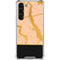 Pink Gold and Black Marble Galaxy S23 Plus Clear Case