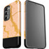 Pink Gold and Black Marble Galaxy S23 Plus Pro Case
