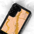 Pink Gold and Black Marble Galaxy S23 Plus Waterproof Case
