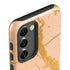 Pink Gold and Black Marble Galaxy S23 Pro Case