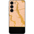 Pink Gold and Black Marble Galaxy S23 Skin