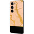 Pink Gold and Black Marble Galaxy S23 Skin