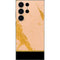 Pink Gold and Black Marble Galaxy S23 Ultra Skin