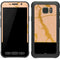 Pink Gold and Black Marble Galaxy S7 Active Skin
