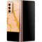 Pink Gold and Black Marble Galaxy Z Fold2 5G Skin
