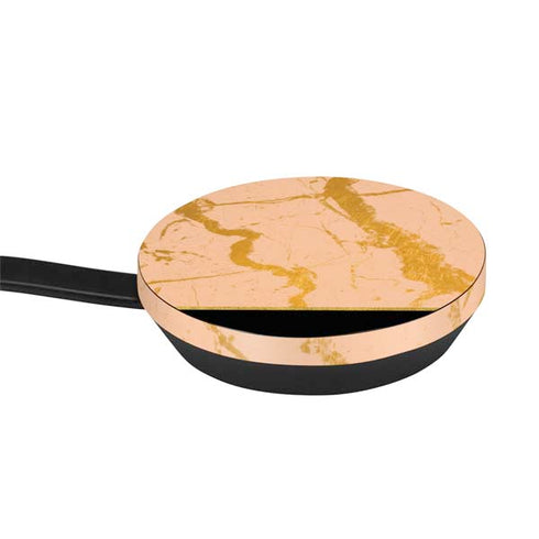 Pink Gold and Black Marble Google Stadia Controller Skin