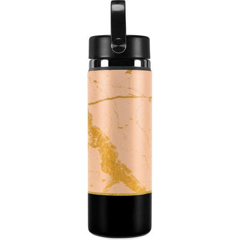 Pink Gold and Black Marble Hydro Flask 20oz Wide Mouth Skin