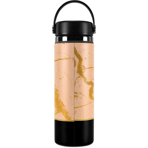 Pink Gold and Black Marble Hydro Flask 20oz Wide Mouth Skin