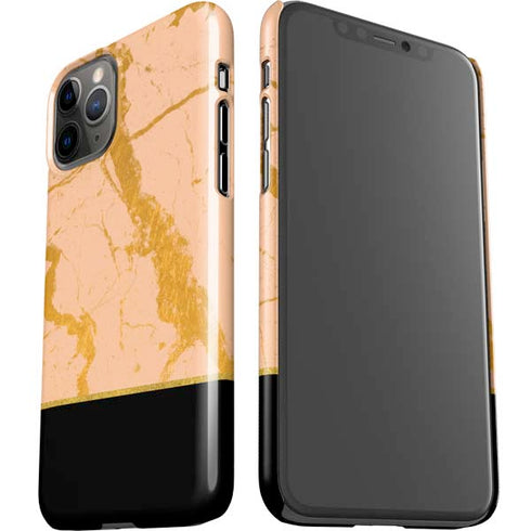 Pink Gold and Black Marble iPhone 11 Pro Lite Case