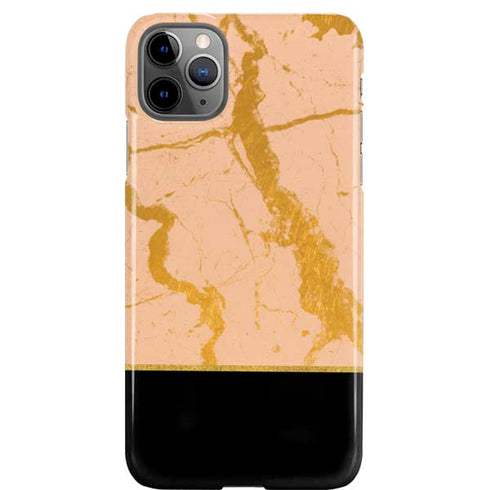 Pink Gold and Black Marble iPhone 11 Pro Max Lite Case