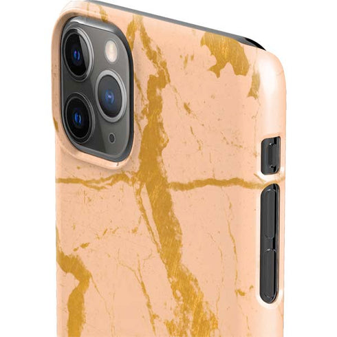 Pink Gold and Black Marble iPhone 11 Pro Max Lite Case
