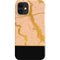 Pink Gold and Black Marble iPhone 12 Mini Lite Case