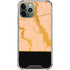 Pink Gold and Black Marble iPhone 12 Pro Clear Case