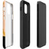 Pink Gold and Black Marble iPhone 12 Pro Impact Case