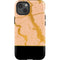 Pink Gold and Black Marble iPhone 13 Impact Case