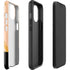 Pink Gold and Black Marble iPhone 14 Plus Impact Case