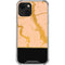 Pink Gold and Black Marble iPhone 14 Plus Clear Case
