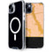 Pink Gold and Black Marble iPhone 15 Plus MagSafe Case