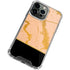 Pink Gold and Black Marble iPhone 15 Pro Clear Case
