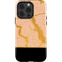 Pink Gold and Black Marble iPhone 15 Pro Impact Case