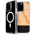 Pink Gold and Black Marble iPhone 15 Pro MagSafe Case