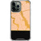Pink Gold and Black Marble iPhone 15 Pro Max Clear Case