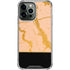 Pink Gold and Black Marble iPhone 15 Pro Max Clear Case