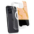 Pink Gold and Black Marble iPhone 15 Pro Max MagSafe Case