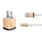 Pink Gold and Black Marble iPhone Charger (5W USB) Skin