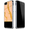 Pink Gold and Black Marble iPhone SE (2nd & 3rd Gen) Clear Case