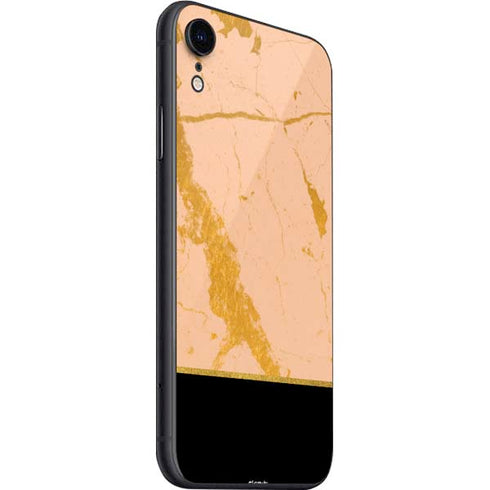 Pink Gold and Black Marble iPhone SE (2nd & 3rd Gen) Skin