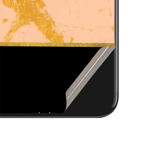 Pink Gold and Black Marble iPhone SE (2nd & 3rd Gen) Skin