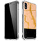 Pink Gold and Black Marble iPhone XR Clear Case
