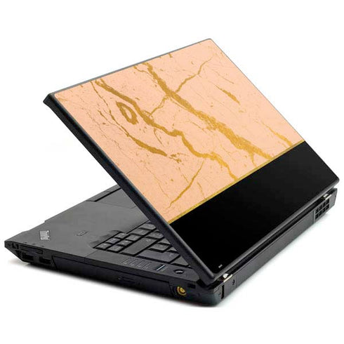 Pink Gold and Black Marble Lenovo T420 Skin