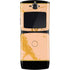 Pink Gold and Black Marble Motorola RAZR Skin