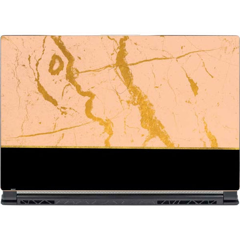Pink Gold and Black Marble MSI GS65 Stealth Laptop Skin
