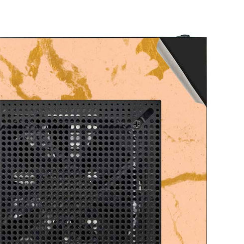 Pink Gold and Black Marble NZXT H510 Compact ATX Mid-Tower Case Skin