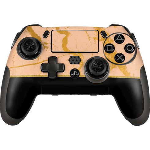 Pink Gold and Black Marble PlayStation Scuf Vantage 2 Controller Skin