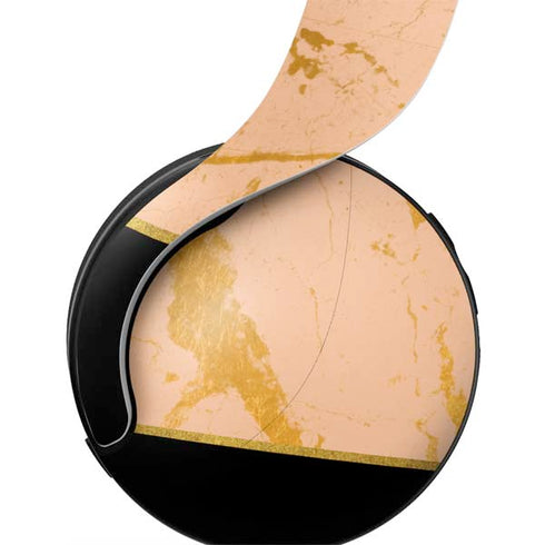Pink Gold and Black Marble PULSE 3D Wireless Headset for PS5 Skin