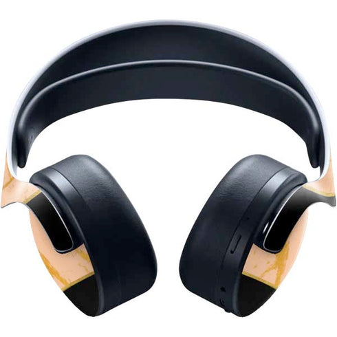 Pink Gold and Black Marble PULSE 3D Wireless Headset for PS5 Skin