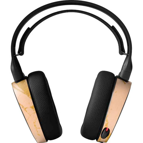 Pink Gold and Black Marble SteelSeries Arctis 5 Skin