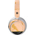 Pink Gold and Black Marble Surface Headphones Skin