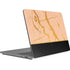Pink Gold and Black Marble Surface Laptop Studio Skin